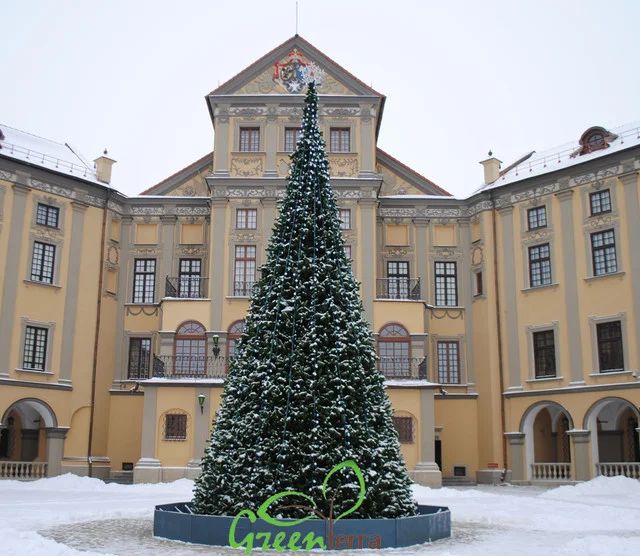 Большая уличная каркасная елка Exclusive